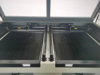 Двухпозиционный лазерный гравировальный и режущий станок KX1810-FT KASU