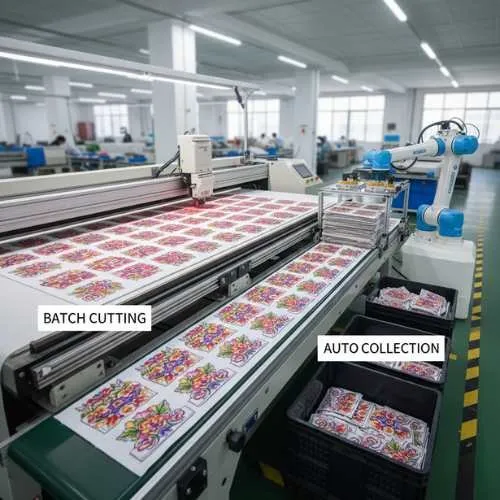 批量生产刺绣激光切割机
