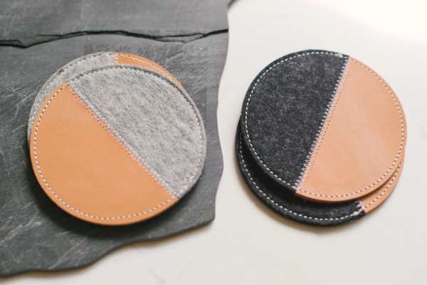Felt & Leather Coasters