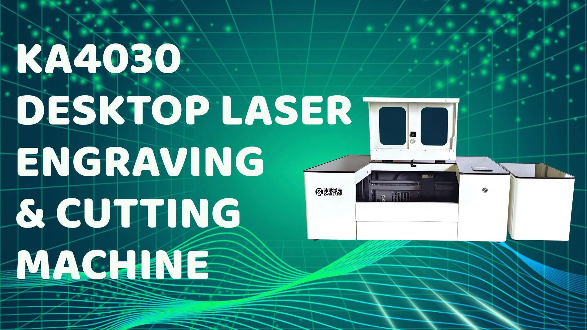 KA4030 Desktop Laser Engraving & Cutting Machine video